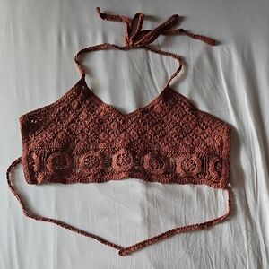 Crochet Halter Bralette